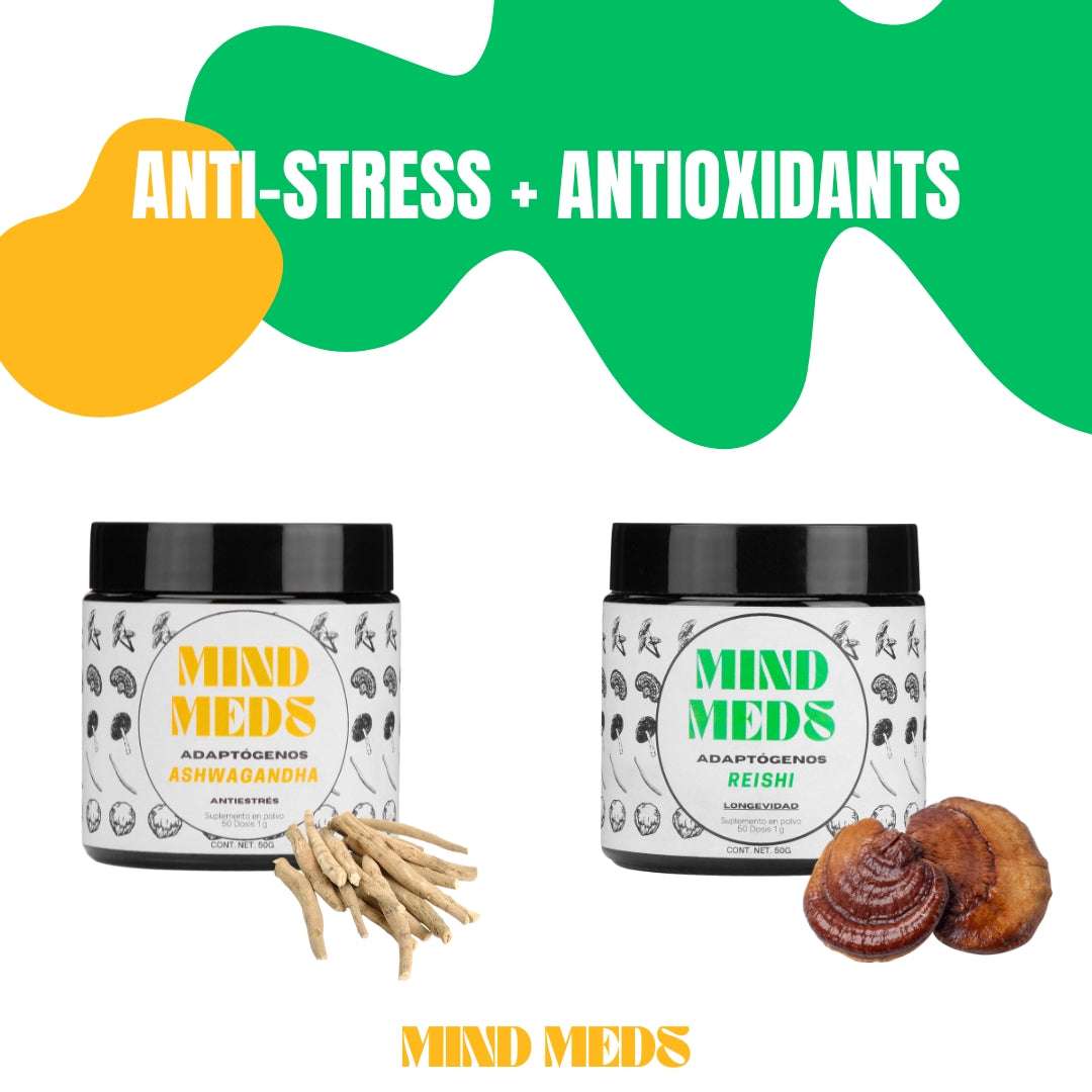 Anti-stress🧘🏻 + antioxidants🛡️ = Super Health⚕️